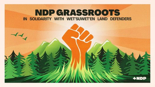 image of NDP Grassroots Wet'suwet'en Statement
